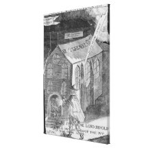 Un complot avec la poudre, 1605 toile tendue sur châssis