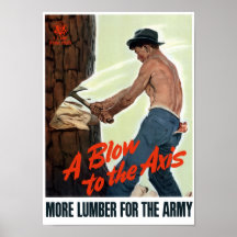 Un coup à l'axe -- 2ÈME GUERRE MONDIALE Posters