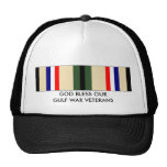 UN DIEU BÉNISSENT NOS VÉTÉRANS DE GUERRE DE GOLFE CASQUETTES DE CAMIONNEUR