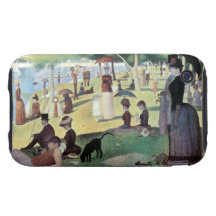 Un dimanche après-midi sur la La grand Jatte par S Coque iPhone 3 Tough
