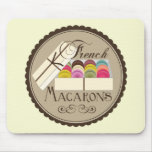 Un douzaine Français Macarons Mousepad Tapis De Souris