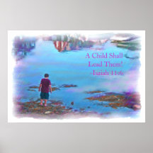 "Un enfant mènera" l'affiche inspirée/copie