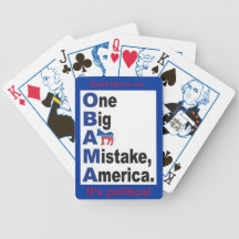 Un grand A ** confondez la carte de jeu politique  Cartes De Poker