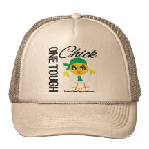 Un guerrier dur de Cancer de foie de poussin Casquette