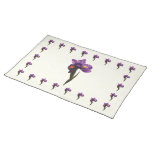 Un iris pourpre sets de table