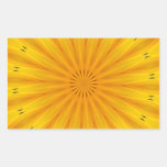 Un kaléidoscope de tournesol autocollant