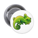 Un lézard mignon de caméléon badges avec agrafe