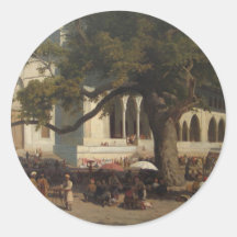 Un marché occupé par Karl von Eckenbrecher Autocollants
