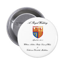 Un mariage royal badge avec épingle