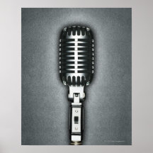 Un microphone classique posters