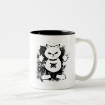 un minou de fantôme (pour le café) mugs
