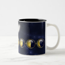 Un mois pendant la vie de la tasse de lune