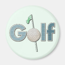 "Un mot : Golf " Magnets