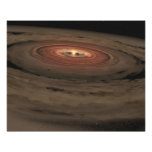 Un nain brun entouré par un disque de tourbillonne photos