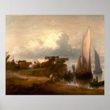 Un paysage côtier - 1784 posters