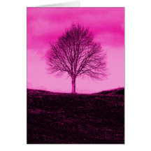 Un paysage solitaire de roses indien de silhouette carte de vœux