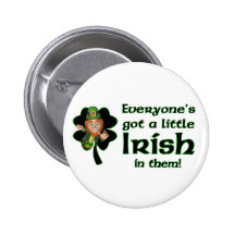 Un petit bouton irlandais badges avec agrafe
