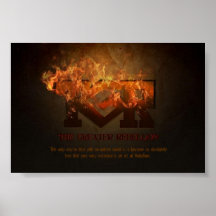 Un plus grand logo de rébellion posters