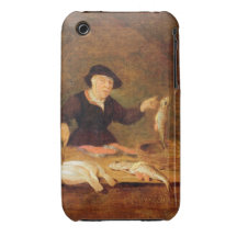 Un poissonnier, c.1667 (huile sur le panneau) coque iPhone 3