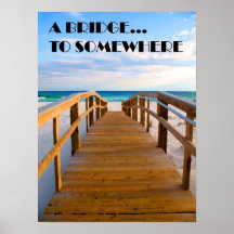 Un pont quelque part à l'art d'affiche