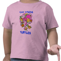 Un poulpe avec "Dix a chatouillé des tortues " T-shirts