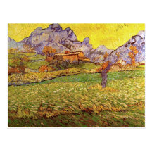 Un pré dans les montagnes, Vincent van Gogh Carte Postale