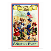 Un quatrième glorieux carte postale