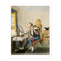 Un rasoir émoussé, pub. par chasse, 1827 (etchin c cartes postales