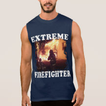 Un sapeur-pompier extrême t-shirts