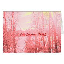 Un souhait de Noël Carte De Vœux