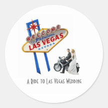 Un tour vers Las Vegas épousant l'autocollant