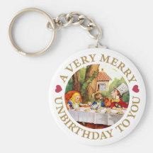 UN UNBIRTHDAY TRÈS JOYEUX À VOUS ! PORTE-CLEF