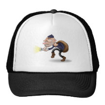 un voleur pendant la nuit casquette