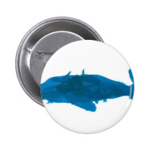 Une baleine badges avec agrafe