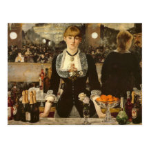 Une barre chez le Folies-Bergere Carte Postale