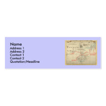 Une carte authentique de 1690 pirates (avec des em carte de visite