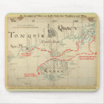 Une carte authentique de 1690 pirates (avec des em tapis de souris
