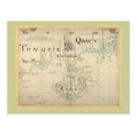 Une carte authentique de 1690 pirates carte postale