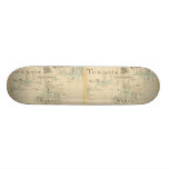 Une carte authentique de 1690 pirates planches à roulettes
