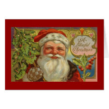 Une carte de Noël heureuse