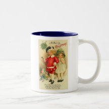 Une carte d'enfants de Joyeux Noël Tasse