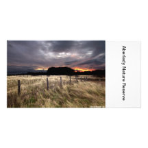 Une carte postale d'aberlady cartes de vœux avec photo