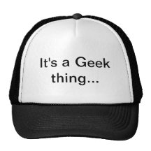 Une chose de geek… Chapeau Casquettes De Camionneur