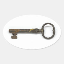 Une clé antique autocollants