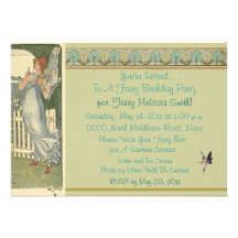 Une invitation féerique de fête d'anniversaire