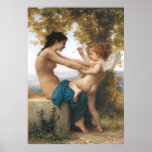 Une jeune fille se défendant contre l'eros. 1880 posters