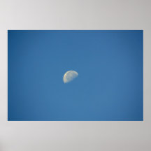 Une lune de matin posters