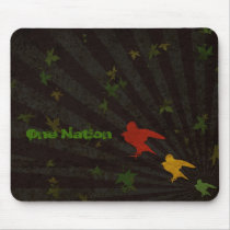 Une nation Rasta tapis de souris