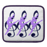 Une note de musique et danseur abstrait d'art mode housses iPad