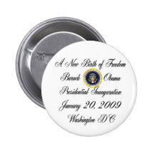 Une nouvelle naissance du Président Obama de liber Badges Avec Agrafe